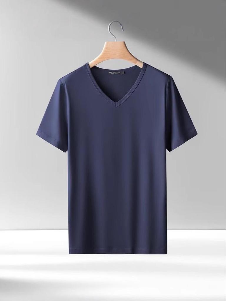 Мужская прохладная и дышащая летняя майка с V-образным вырезом