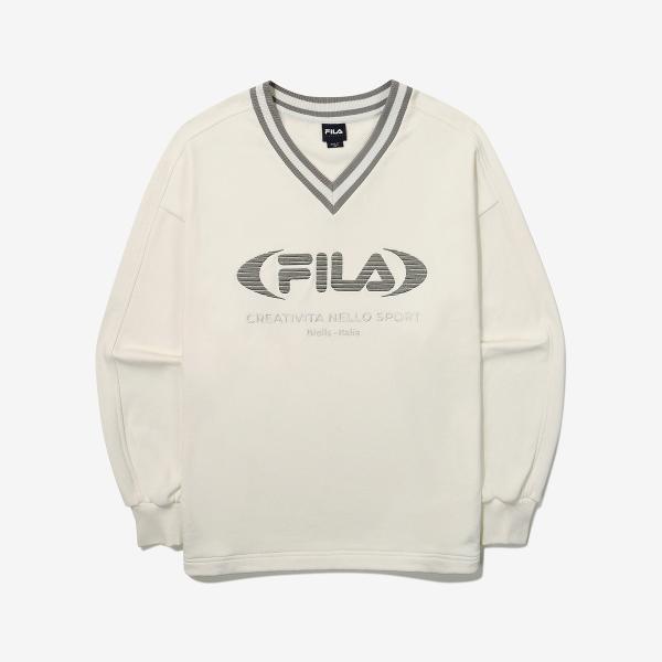 Fila Свитшот с V-образным вырезом и логотипом