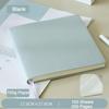 Thickened Leather Square Notebook, Handbook, Student Diary, Girl's Notepad, Travel Journal, Blank/grid Inner Pages, 100 Sheets 200 Pages