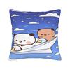 Наволочка для подушки-летучки Бубу Дуду Милая забавная наволочка с принтом Наволочки для стула Дивана Домашний декор