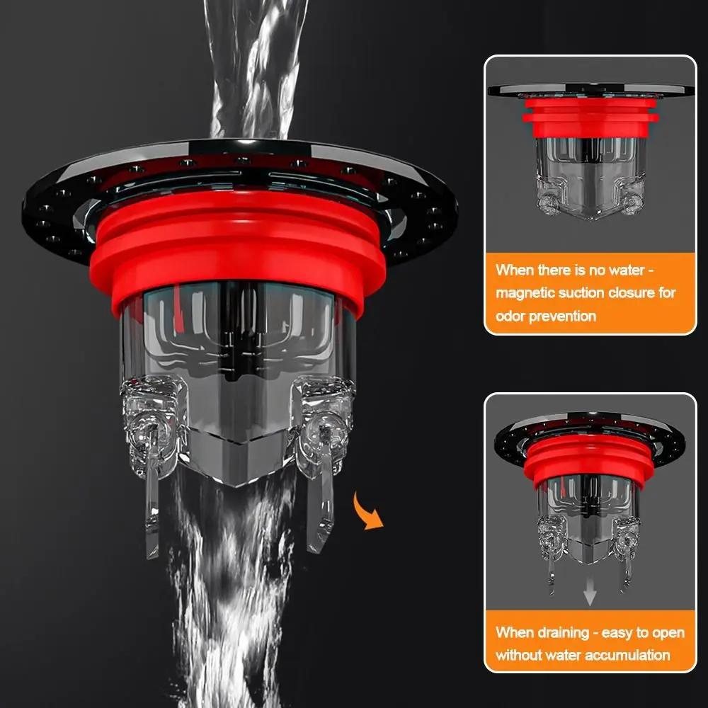 Предотвращение обратного потока в душевой сливной системе Dectable Anti-Drain Filter Plug Universal Fast Draining Floor Drain