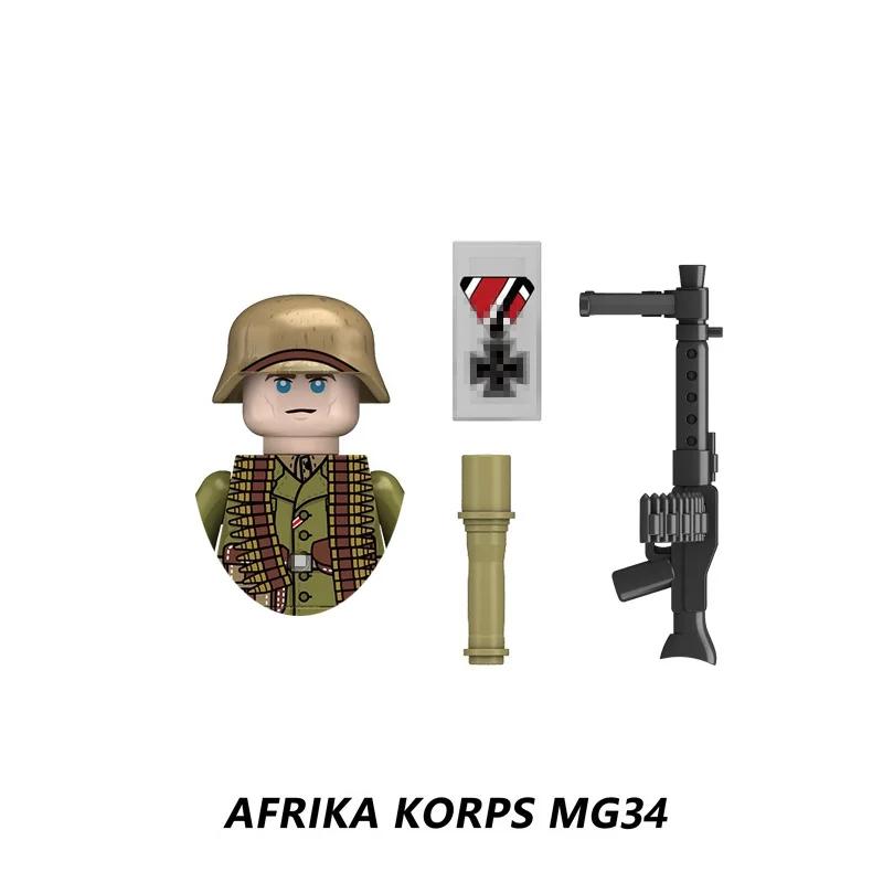 Корпус морской пехоты Армия Военные фигурки Оружие Строительные блоки Детские игрушки