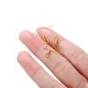 100Pcs Multicolor Metal Simple Earing Hook Earing Clasp Connector For DIY Earwire Pendant Jewelry Making Accessories Findings