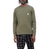 Carhartt WIP T-Shirts Men's Army Green Crew Neck Moderate Straight Fit I0304370WIXX