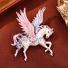 Vintage Pegasus Brooch Alloy Brooch Pins Hot Animal Lapel Pin  Cultural Art