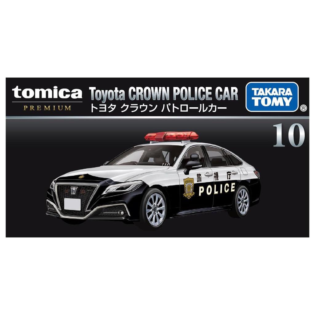 Takara Tomy Tomica Premium 10 Toyota Crown Patrol Car Miniature Car Toy for Ages 6 and Up