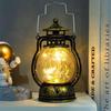 Retro LED Kerosene Lamp Candle Light - Handheld Holiday Decoration and Creative Atmosphere Ornament.