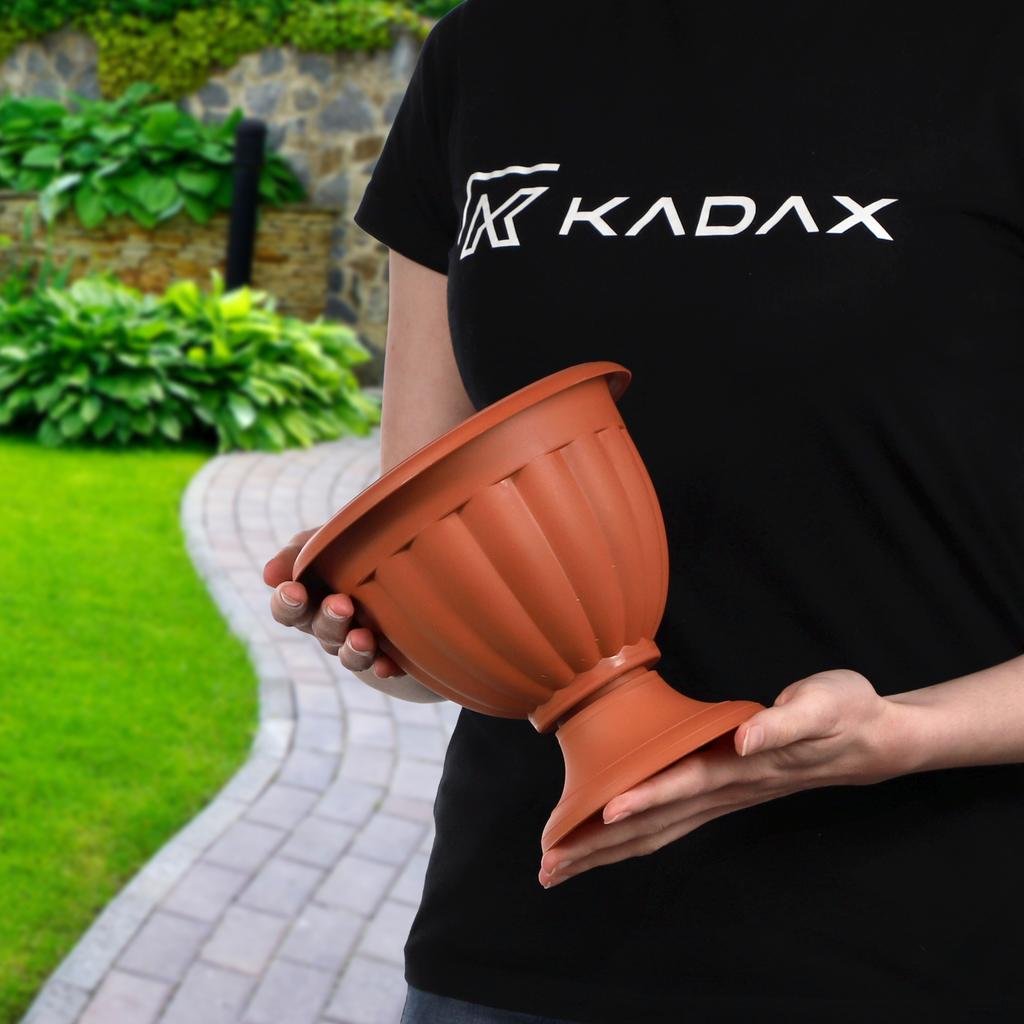 KADAX Горшок Кашпо Садовое Газон Терракота