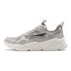 Li Ning Flowing Fire Fabric Synthetic Leather Retro Dad Shoes Mesh Non-Slip Breathable Low-Top Casual Shoes Men sneakers Gray AGCT387-2