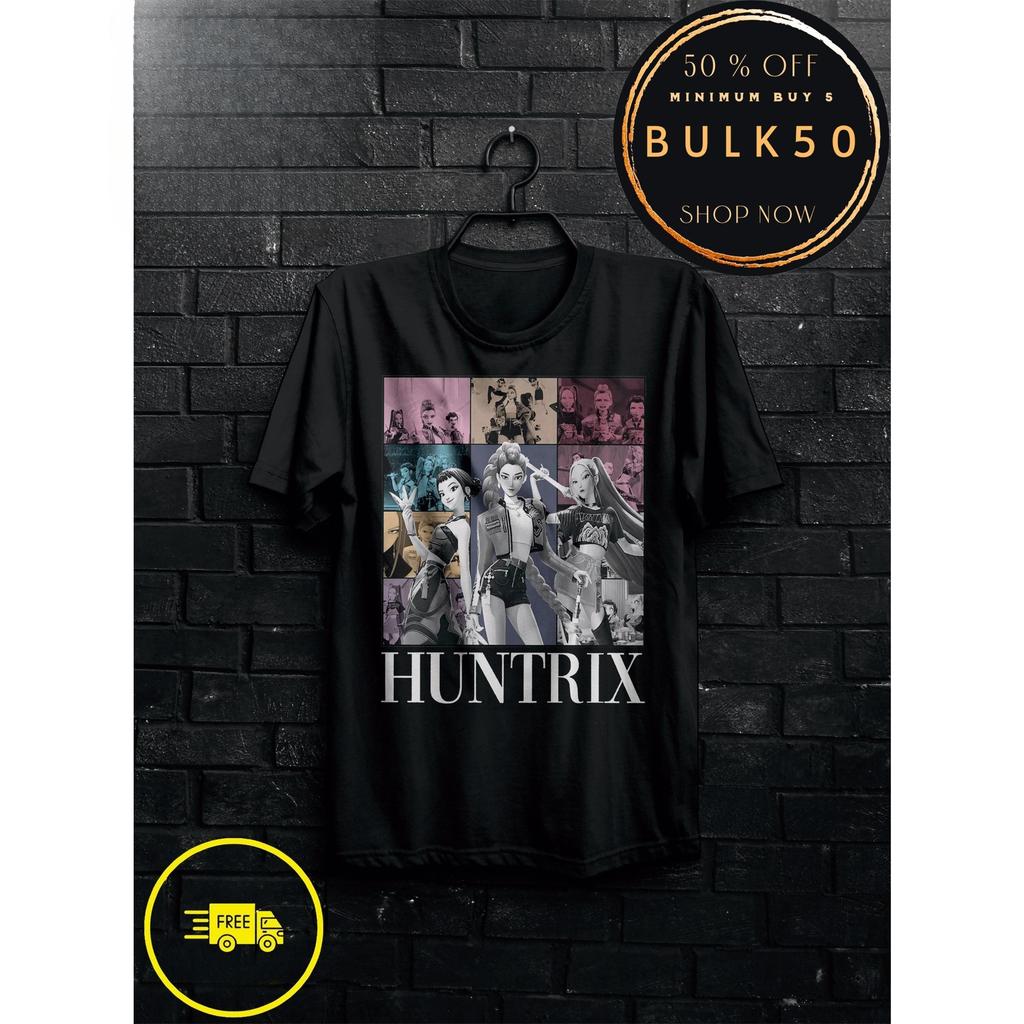 Аниме K-Pop Футболка Охотники на демонов Харадзюку Круглый вырез Повседневная рубашка Подарок