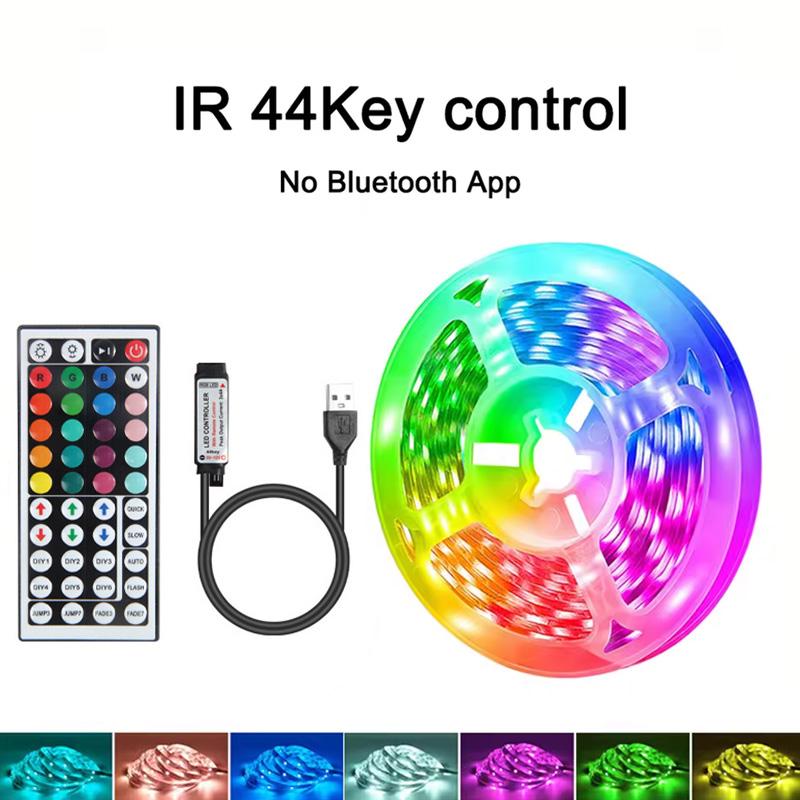 Светодиодная лента 10м 20м с пультом ДУ на 44 клавиши 5050 RGB Лента Светодиодная Стена Комната для Дома Спальни Вечеринки Декор Подсветка Телевизора