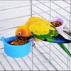 1-2 шт. Миска для кормления птиц Кормушка для попугаев Миска для корма Легко установить Кормушка для клетки для мелких животных Голубь Волнистый попугайчик Неразлучники