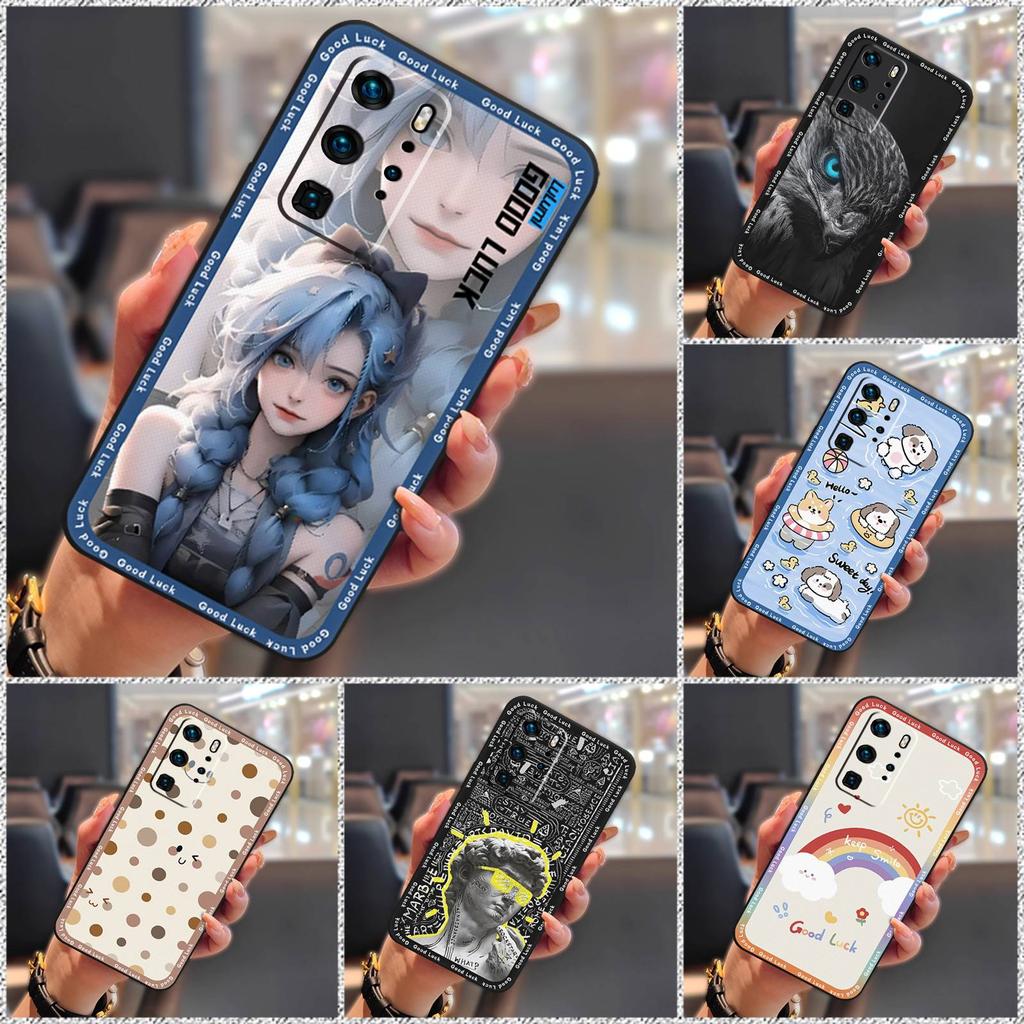 Back Cover Anti-dust Phone Case For Huawei P40 Pro protective TPU Silicone Anti-knock Waterproof Dirt-resistant Cover