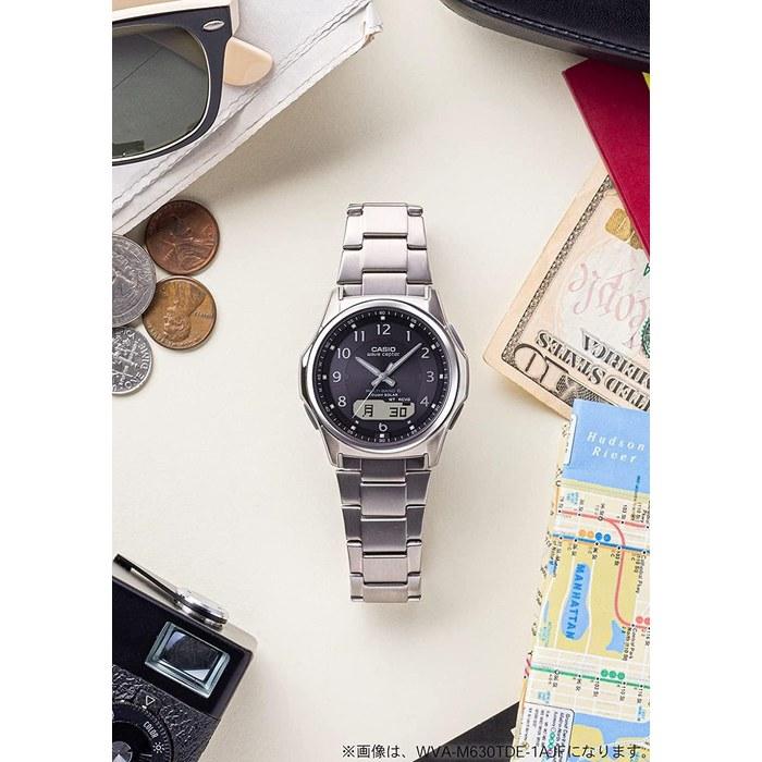 Casio Wave Ceptor WVA-M630TDE-1AJF Солнечные радиоуправляемые часы - Серебристые