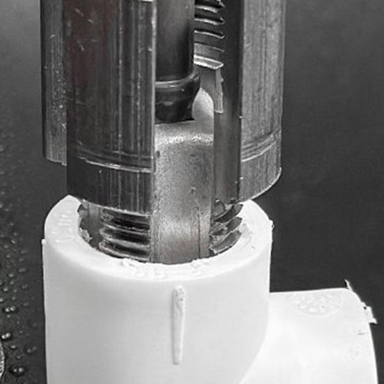 Интегрированный инструмент для внутренней и внешней резьбы труб, сверхпрочный универсальный инструмент двойного назначения для нарезания резьбы труб из ПВХ