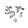 10-20Pcs Blank Stainless Steel Shoe Clips Clip On Findings For Wedding Craft