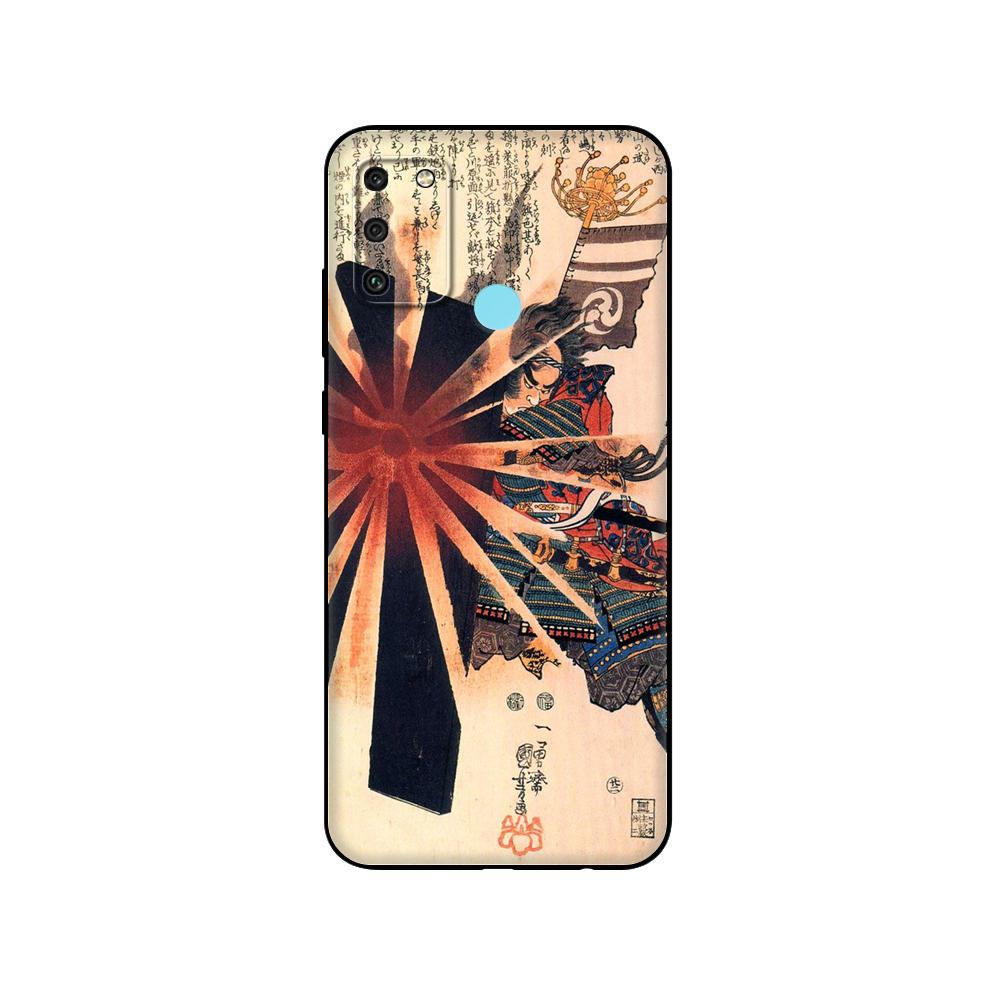 Черный чехол из ТПУ для Huawei Honor 8a Prime 8s Prime 9 Lite honor 9A 9C 9X Premium 9x Pro 9S чехол в японском стиле Art