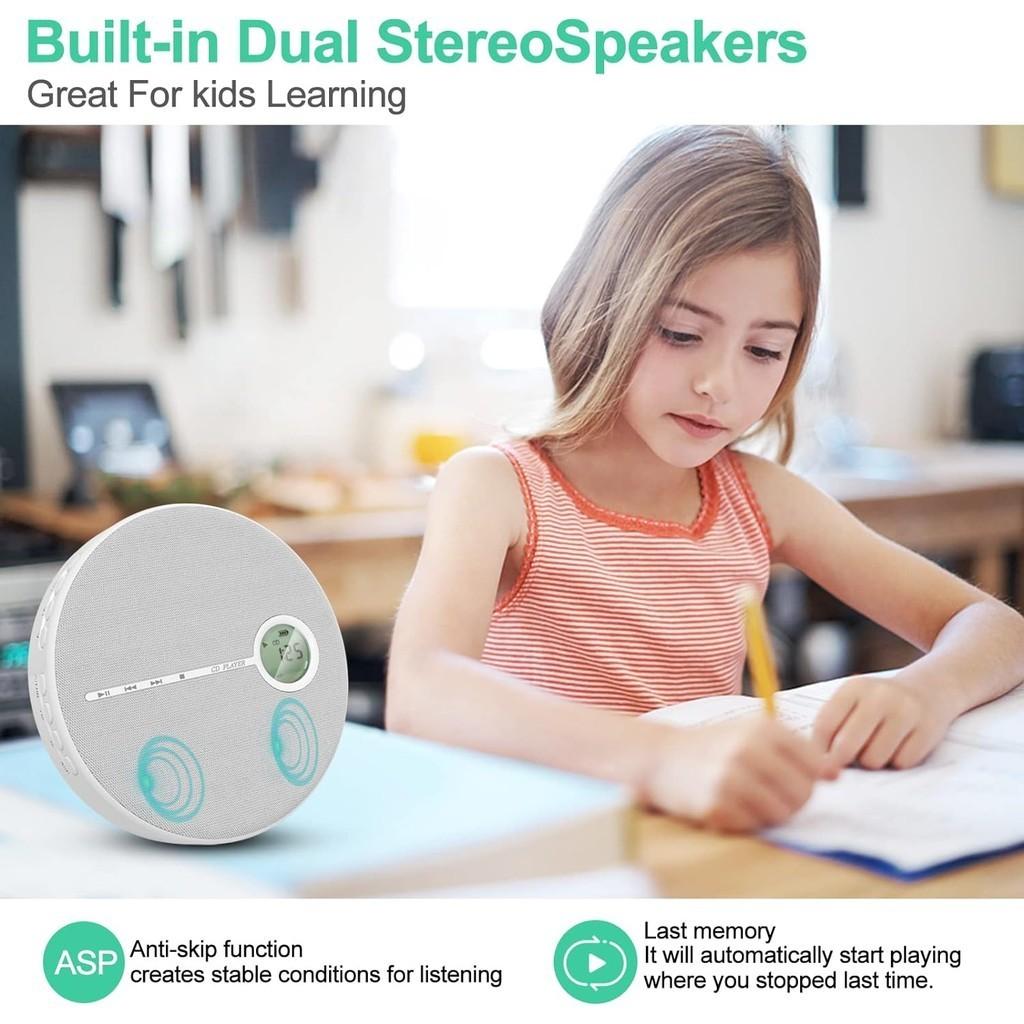 Портативный Bluetooth-приемник Многофункциональный CD-плеер USB-плеер Двойные стереодинамики