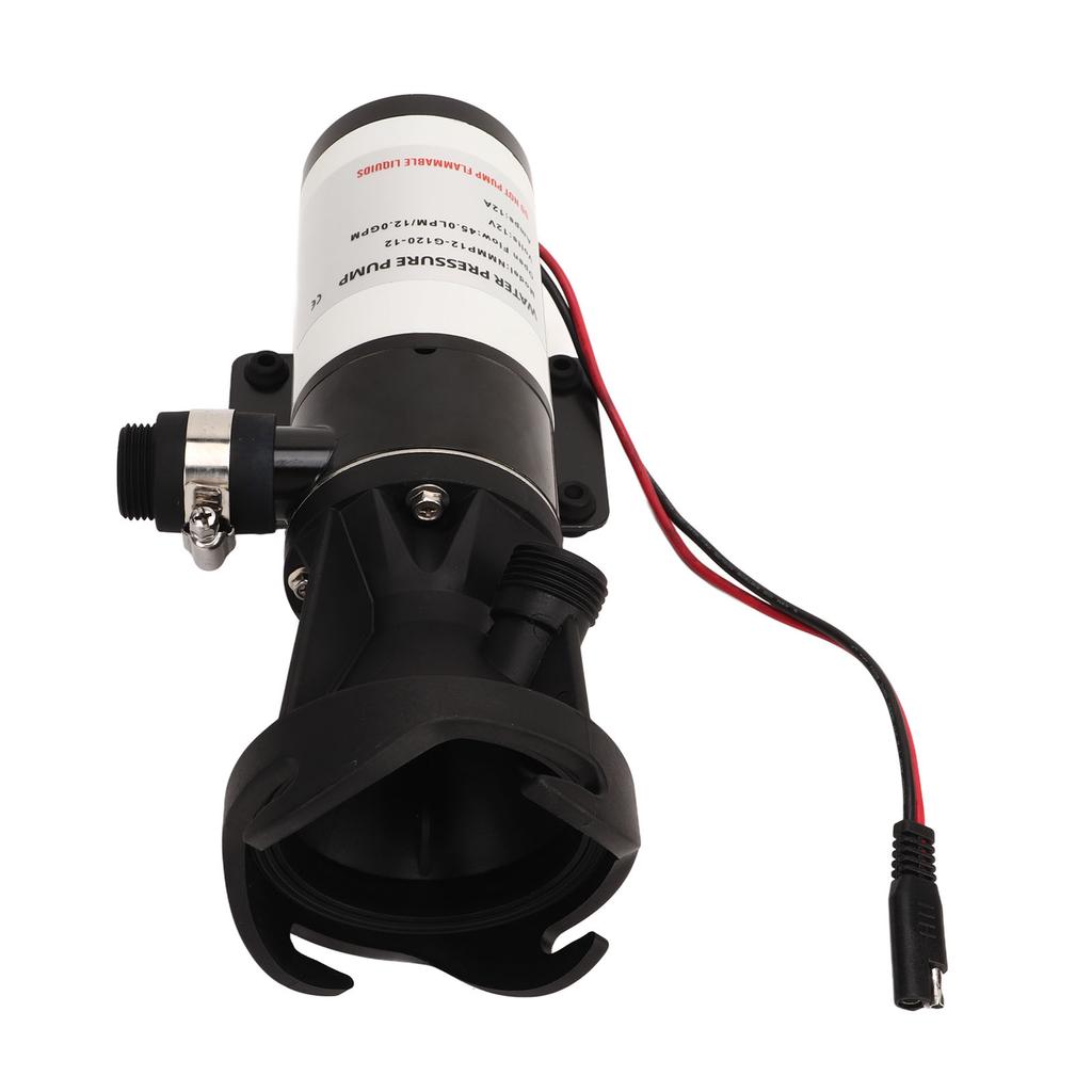 Diaphragm Pump DC 45LPM 12GPM Industrial Self Priming Water Pressure Pump Universal for RV Marine Boat Yacht 12V
