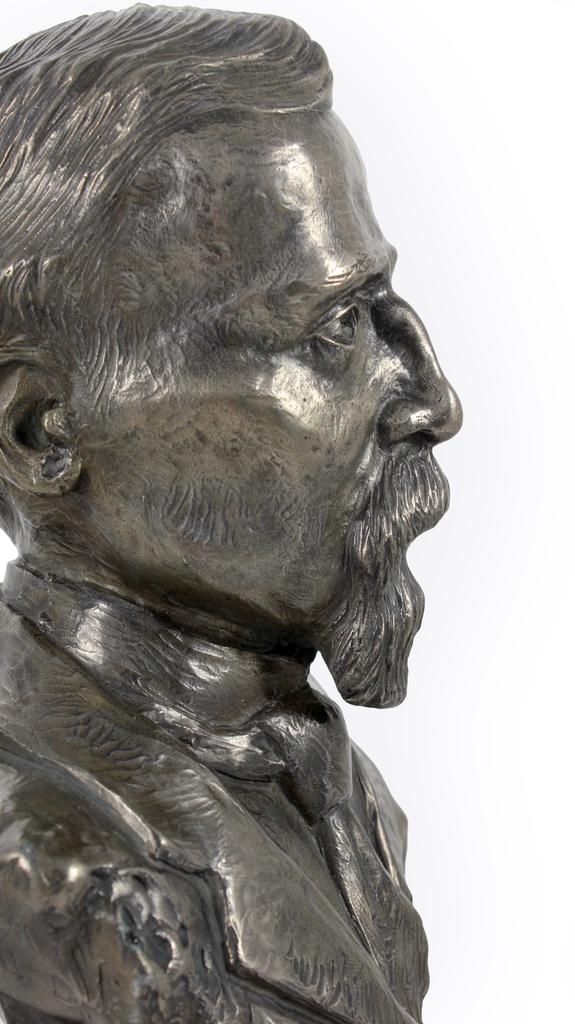 Henryk Sienkiewicz - marble bust, statuette of a famous person, decoration for office, school, and hotel by the Art-Dog brand