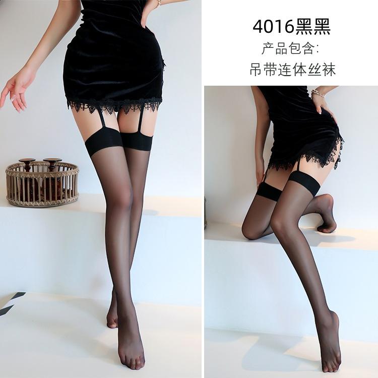 Сексуальные чулки женские носки с подвязками Сексуальное нижнее белье Искушение выше колена Длинные чулки-трубы Цельные чулки