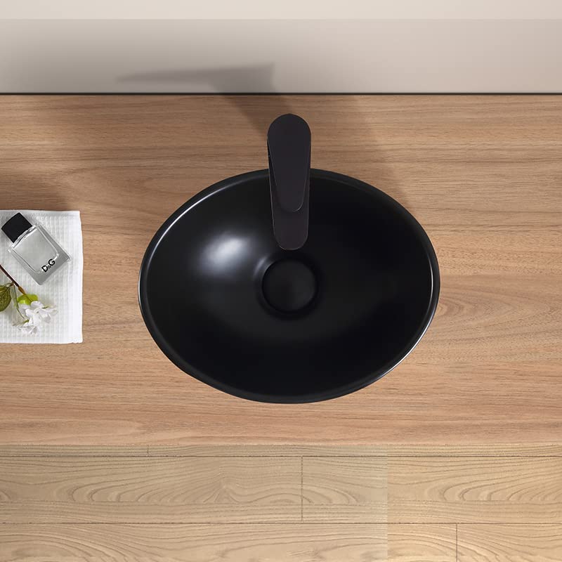 Овальная чаша для мытья рук LUYI, набор для мытья рук, 340x270x130 мм, черный цвет