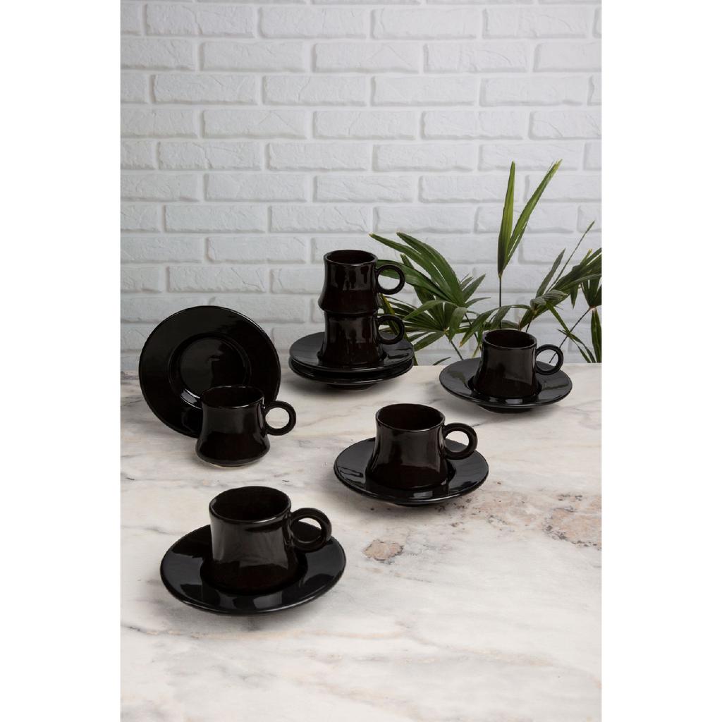 Набор чашек турецкого кофе на 6 персон, подарочный набор чашек
