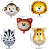 Tiger Lion Animal Pattern Disposable Tableware Set Safari Theme Party Decorations Boy Wild One First Birthday Party Supplies