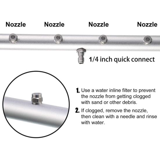 Комплект очистителя днища 45661 дюйм Соединение Очиститель днища автомобиля с удлинительной насадкой 4 распылителя