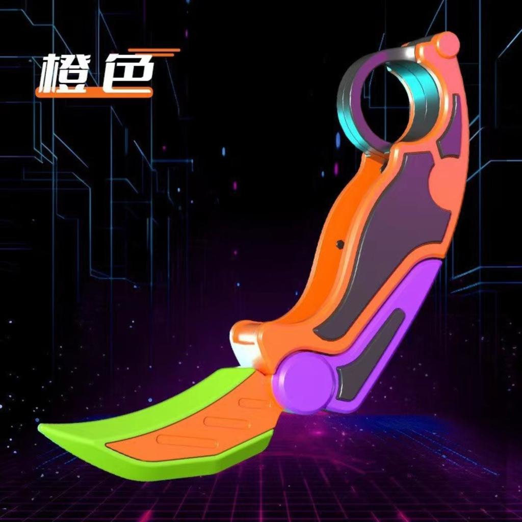 3D Printed Carrot Knife Folding Claws Knife Folding Butterfly Claws Gravitys Pocket Knife Stress Reducer Toys