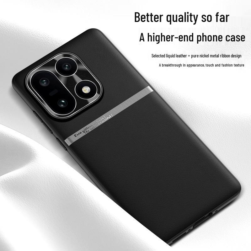 Чехол-накладка OnePlus 15 из жидкой кожи - Высококлассный, прочный, простой деловой дизайн