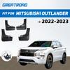 Car Mud Flaps For Mitsubishi Outlander 2022-2023 Mudflaps Splash Guards Mud Flap