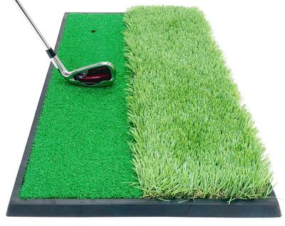 Коврик для гольфа GolfStyle Тренировочный коврик для гольфа 2WAY Искусственная трава Грубый резиновый коврик для фервея Основание тяжелое, поэтому оно подвижное Тренировочный свинг Тренировочное оборудование для помещений