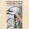 Wall Hanging Pot Lid Holder Multi-Layer Pot Cover Rack Durable Pot Lid Storage Rack  for Kitchen