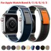 Trail Loop For Apple Watch Band 49mm 44mm 40mm 45mm 41mm 42mm 38mm Correa Bracelet iWatch Ultra Series 8 Se 7 6 5 3 Strap