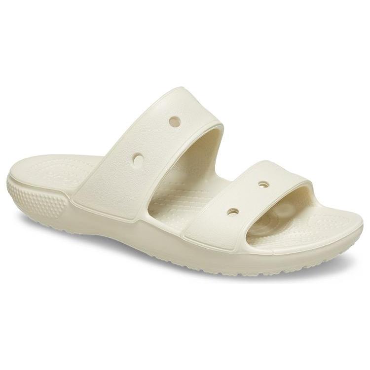Crocs Классические шлепанцы с двойной полоской Костяной 206761-2Y2