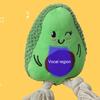 Игрушка для жевания для собак, устойчивая к укусам, встроенное звуковое устройство, хлопковая веревка, мягкая, снимает скуку