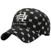 Logo Cap Hat Outdoor Fishing Golf CA788 [White Fang] Men's Women's (Black Silver)