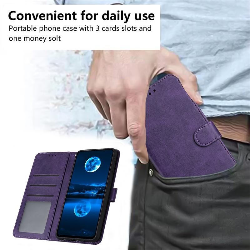 Casing For Honor 200 Pro Lite 5g Luxury Flip Wallet Case PU Leather Card Slot Stand Cover With Lanyard
