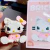 Sanrio Hello Kitty Новый Конструктор Аниме Фигурка Куроми Собранные Игрушки Декоративное Украшение Модель Детская Головоломка Куклы Подарки