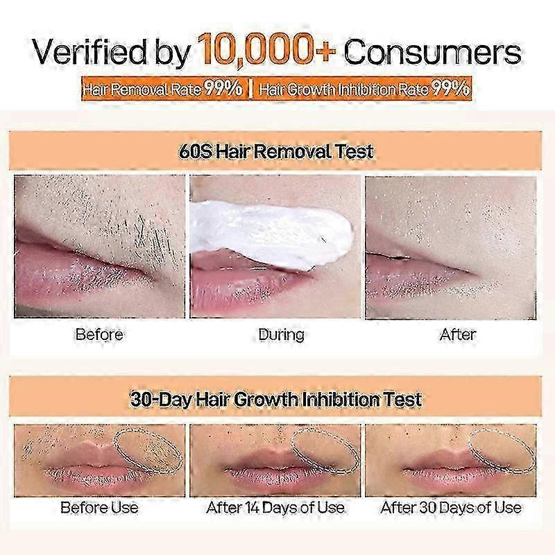 Joypretty Hair Removal Creams Fast Gentle Removal Skin Care Whitening Clear Lip Hair Underarm Depilation Cream For Women Beauty