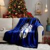 Cardiff Fc Crest Throws Blanket Flannel Blankets Plush for Couch Bed Gifts for Men Women Travel picnic blanket Christmas fan gifts
