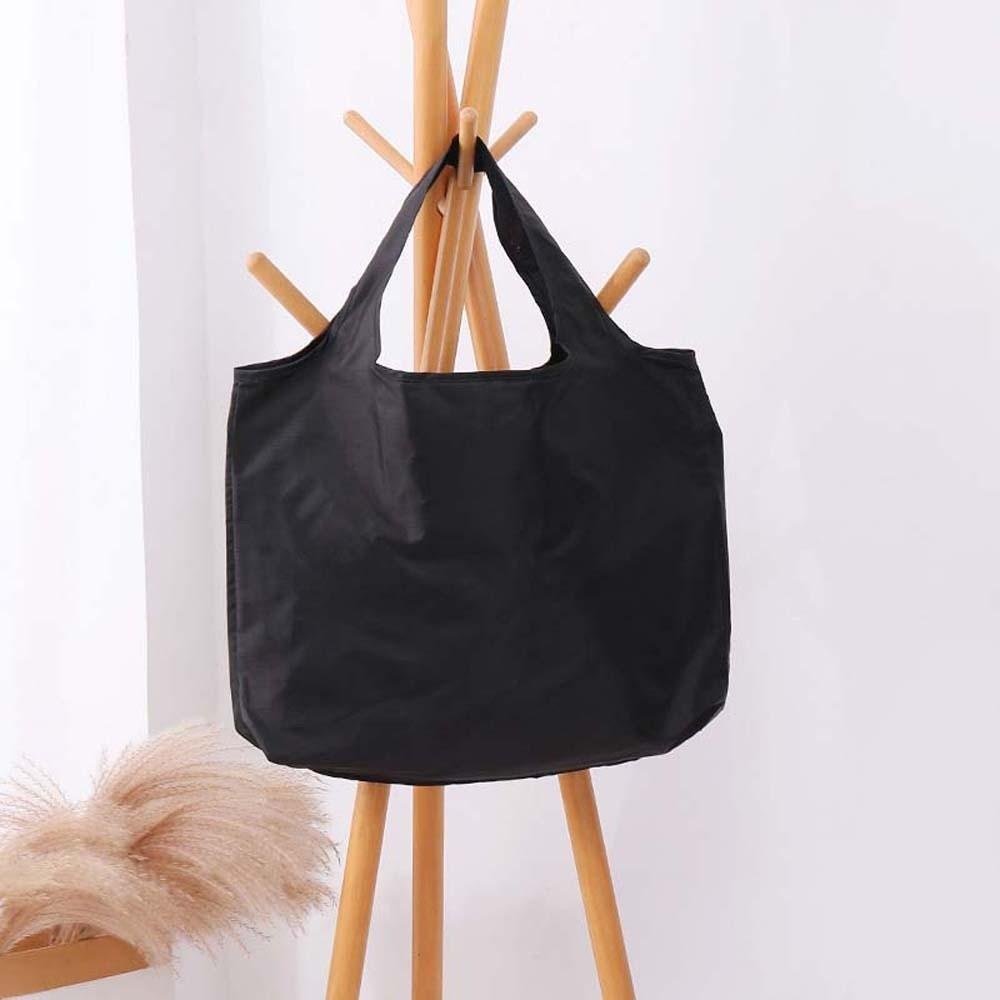 Oxford Cloth Eco-friendly Tote Bag Large Capacity Solid Color Shoulder Bag Travel