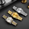 Rhinestone Calendar Mens Watches Business Quartz Watch Wristwatch