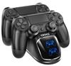 PS4 Controller Charging OIVO PS4 Charging Stand Slim Charger PS4 Controller Charger Can Charge Two Controllers Simultaneously with Charging LED