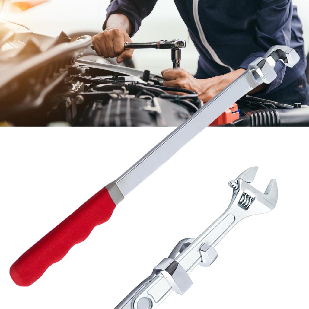 Сверхэкономичный 381-мм удлинитель с офсетом, гаечный ключ с эргономичной рукояткой для 24-мм гаечных ключей, эргономичная рукоятка