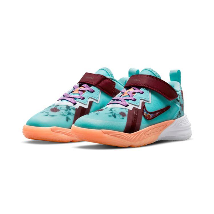 Nike Детские кроссовки Mimi Plange x LeBron 18 Low PS Daughters Blue Psychic-Blue Violet-Shock DN4176-400