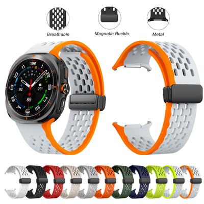 Ремешок для часов Samsung Galaxxy Watch Ultra Ремешок для часов с силиконовым магнитом для улицы Аксессуары для Galaxy Watch Ultra 47 мм ремешок для часов