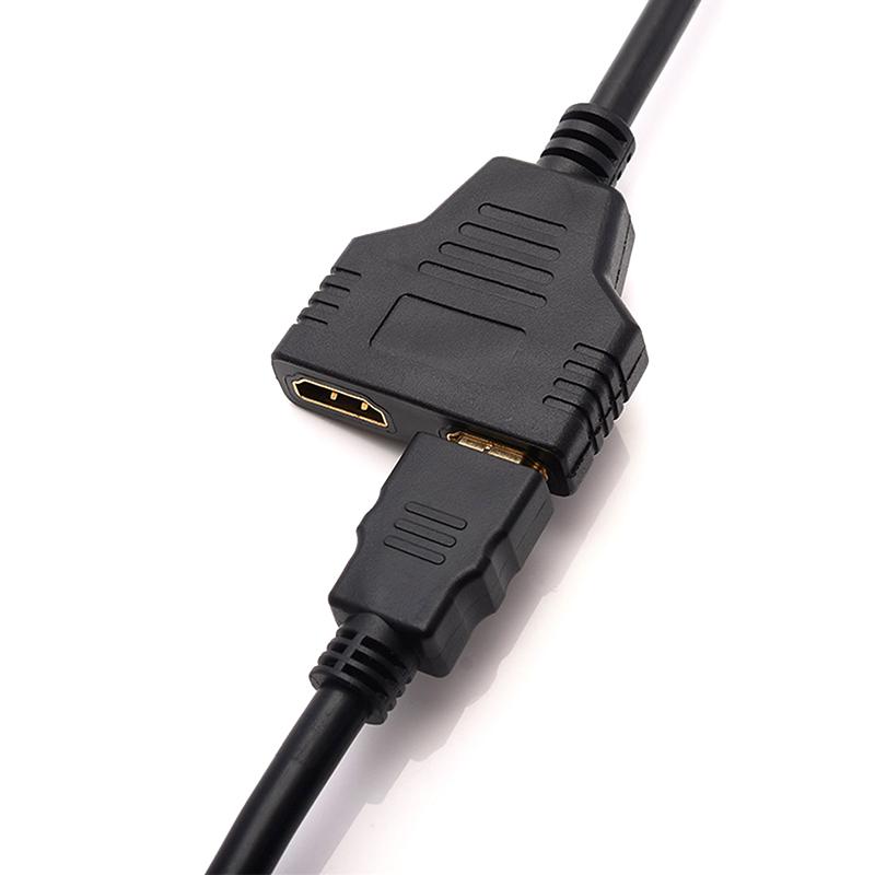 Hdmi 2 Dual Port Y Splitter 1080P Hdmi V1.4 Male To Double Female Adapter Cable