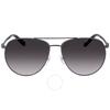 Salvatore Ferragamo Dark Grey Gradient Pilot Unisex Sunglasses Sf157s 069 60